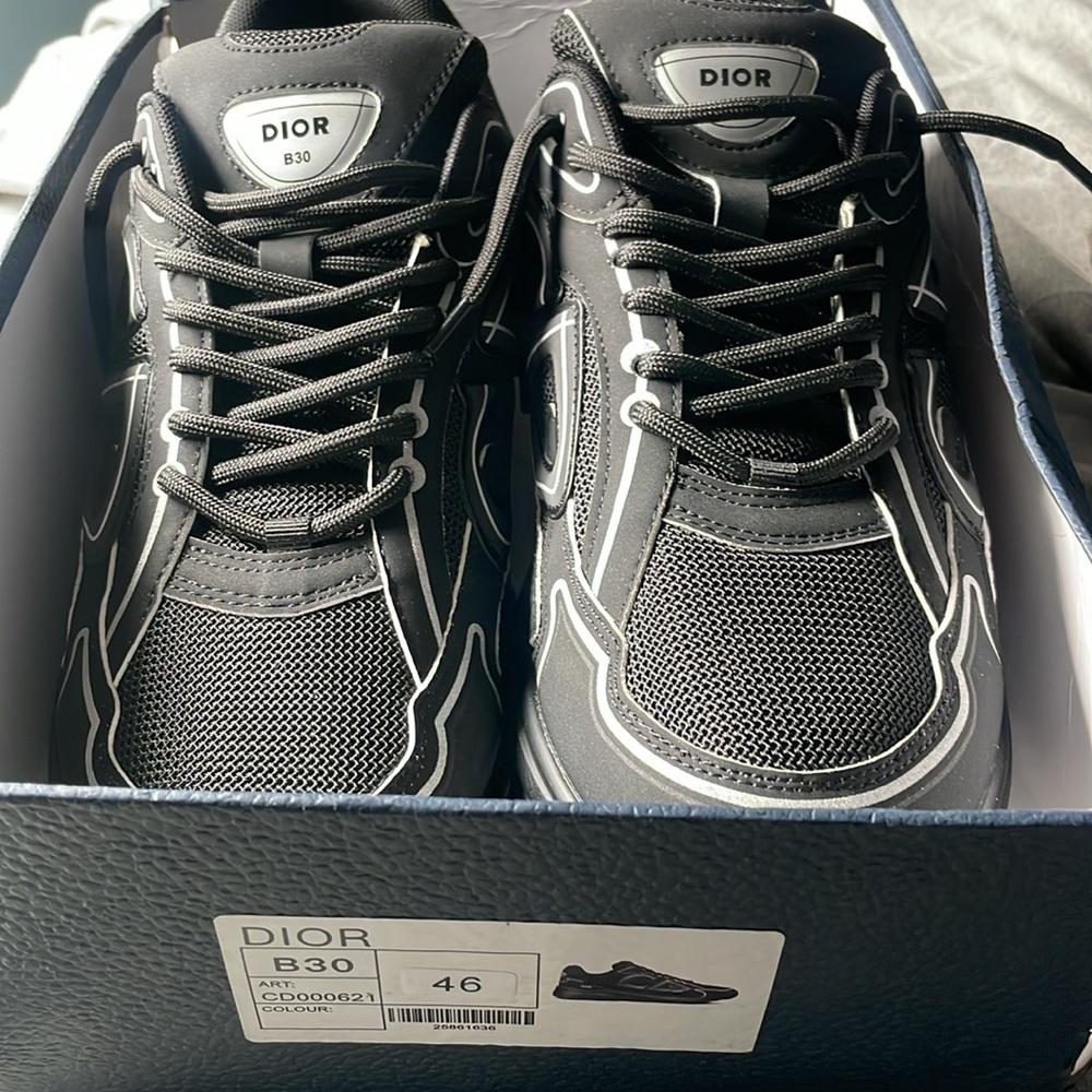 Dior B30 Black Mesh Sneaker